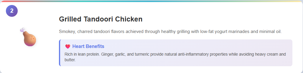 Grilled Tandoori Chicken (Low-Oil Version)
