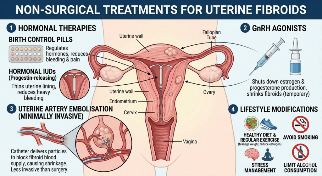 Treatment for fibroids without surgery